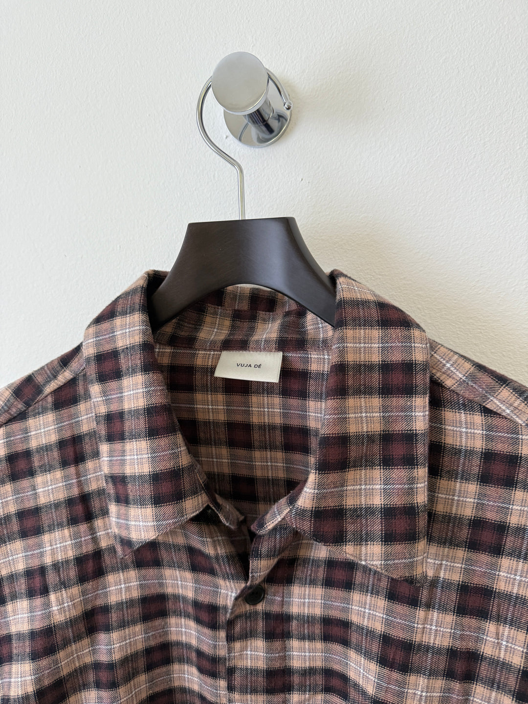 Ross Check Flannel in Cashmere & Cotton