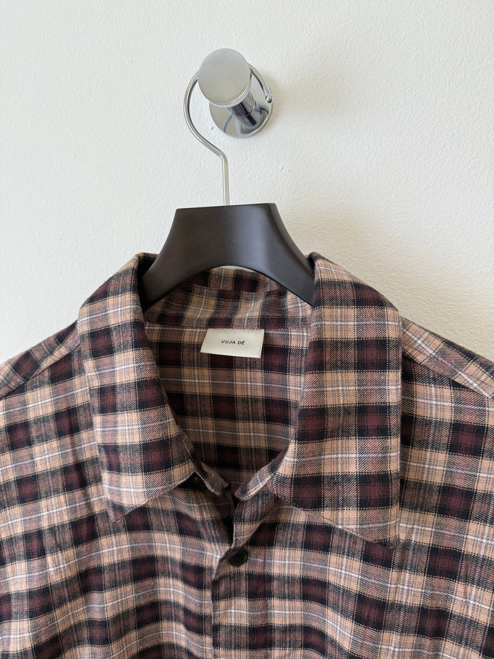 Ross Check Flannel in Cashmere & Cotton