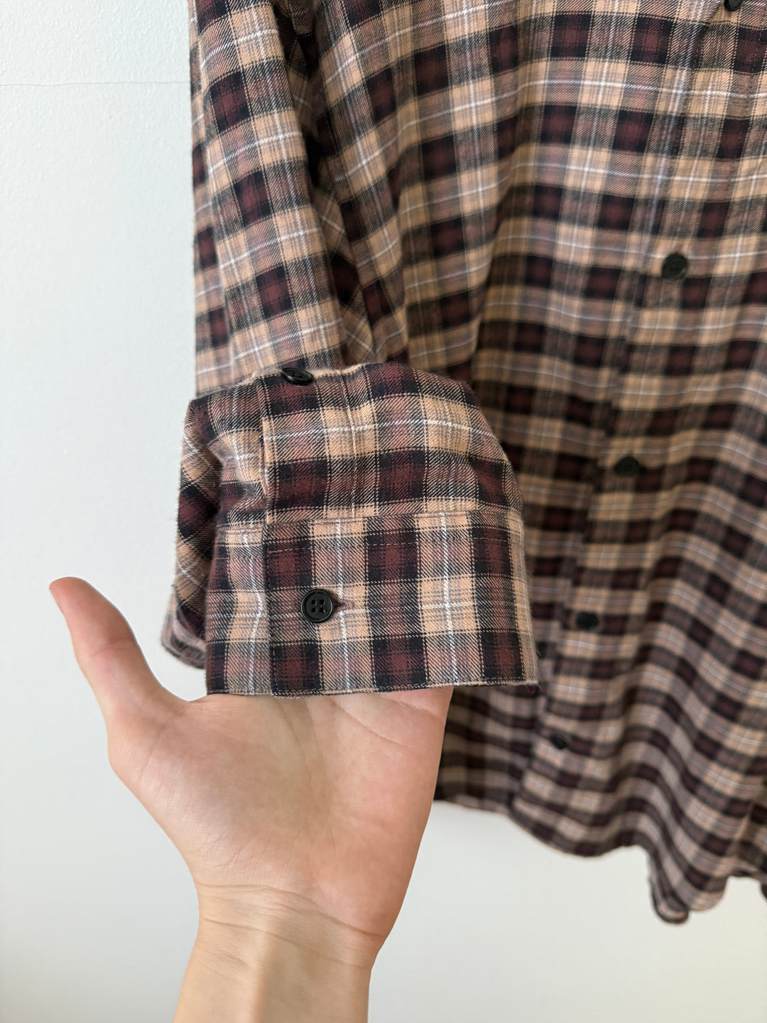 Ross Check Flannel in Cashmere & Cotton