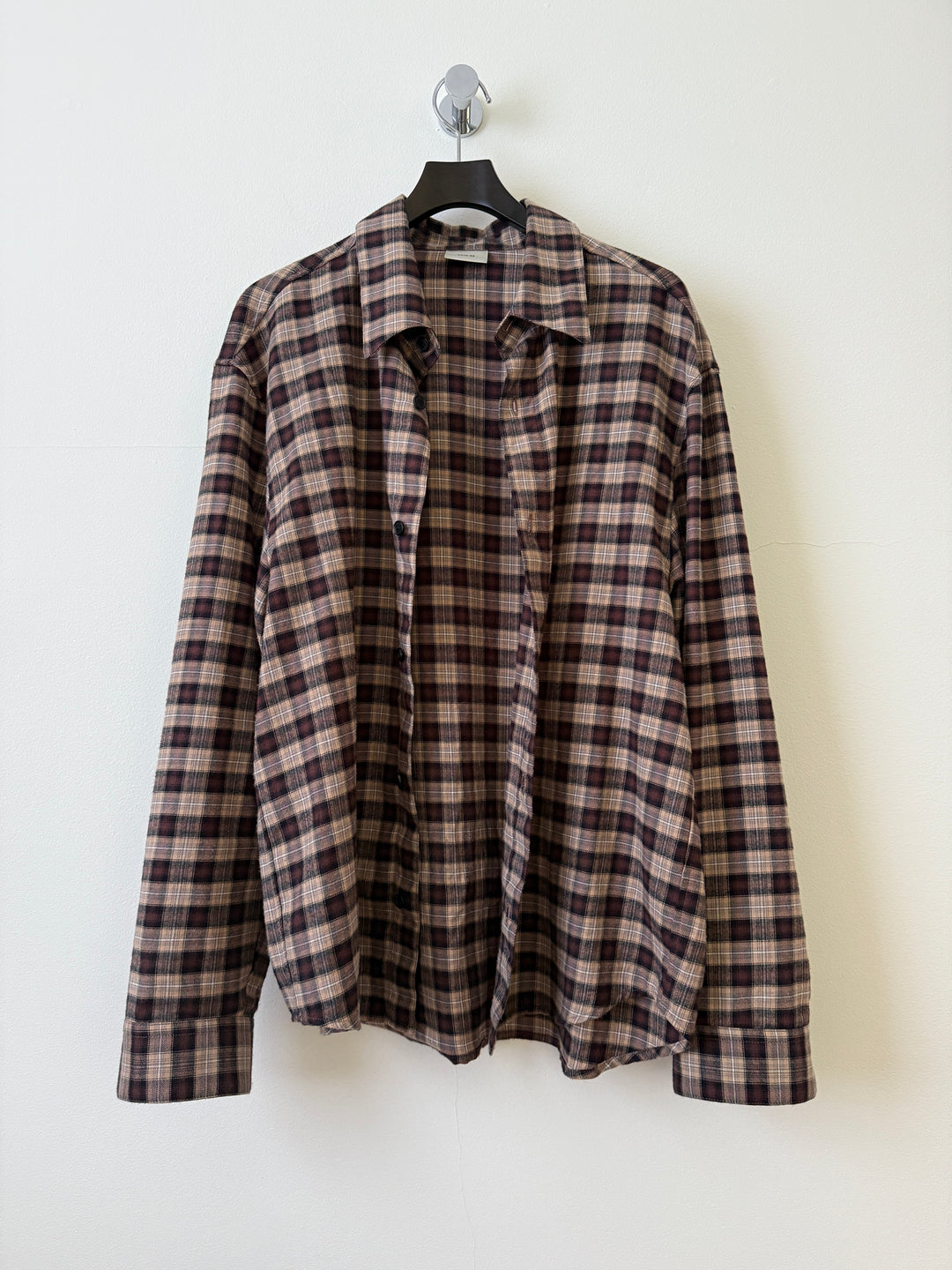 Ross Check Flannel in Cashmere & Cotton
