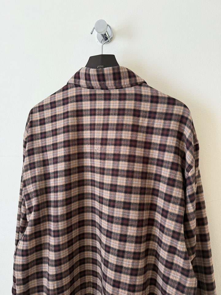 Ross Check Flannel in Cashmere & Cotton