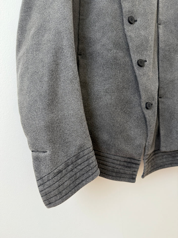 Wool Asymmetrical Peacoat