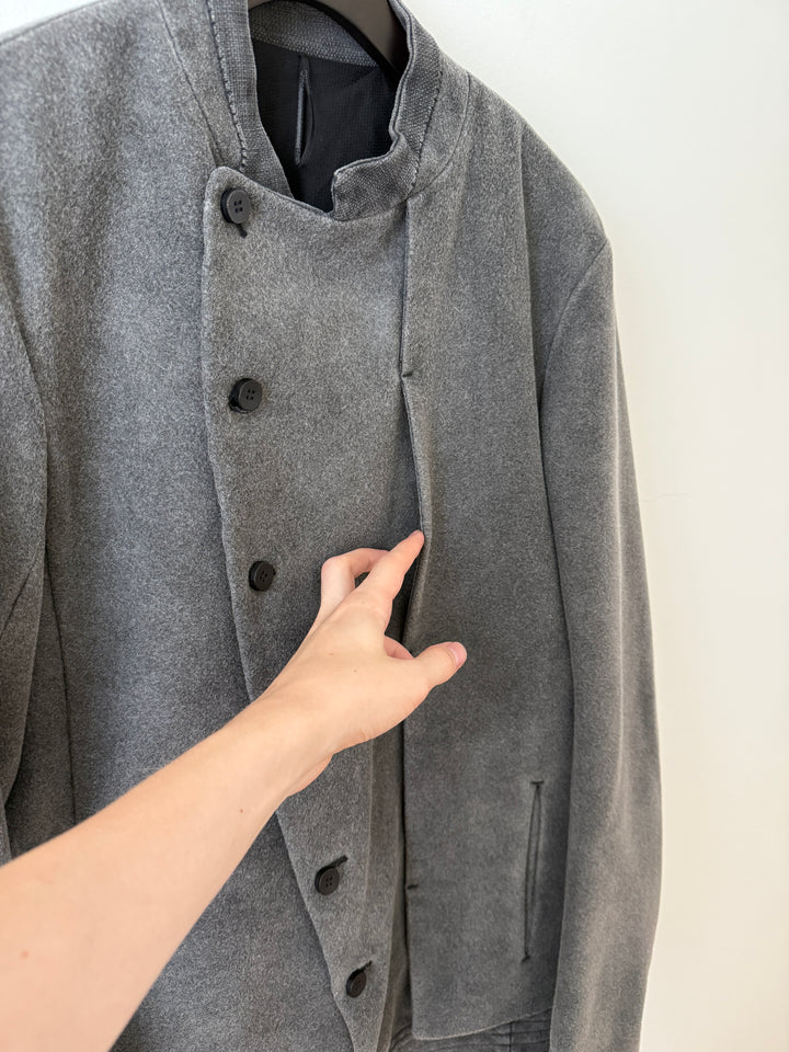 Wool Asymmetrical Peacoat