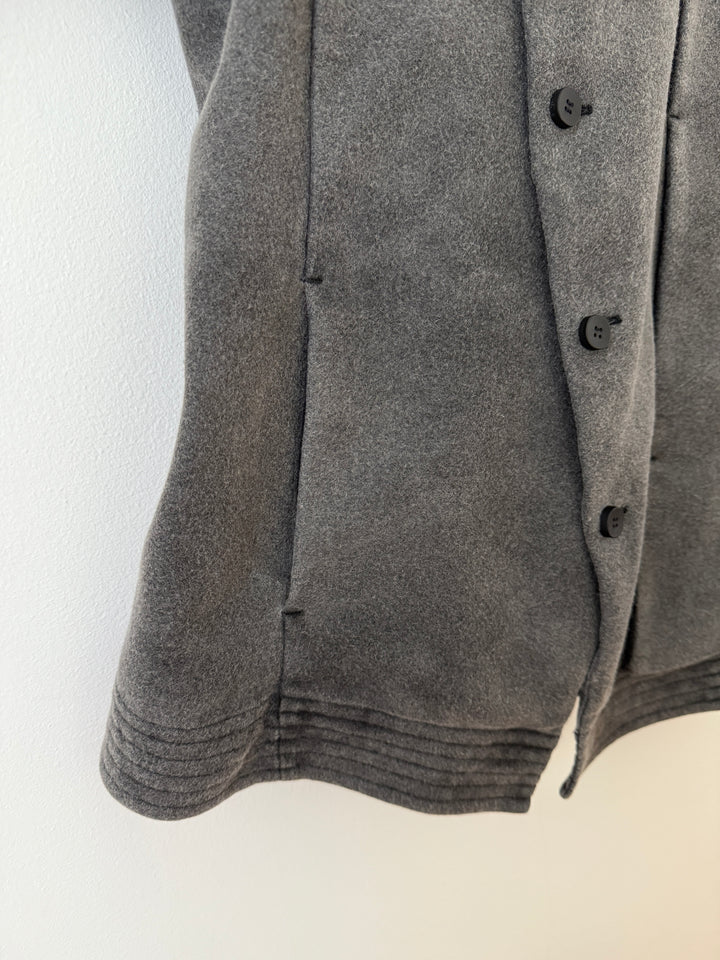 Wool Asymmetrical Peacoat