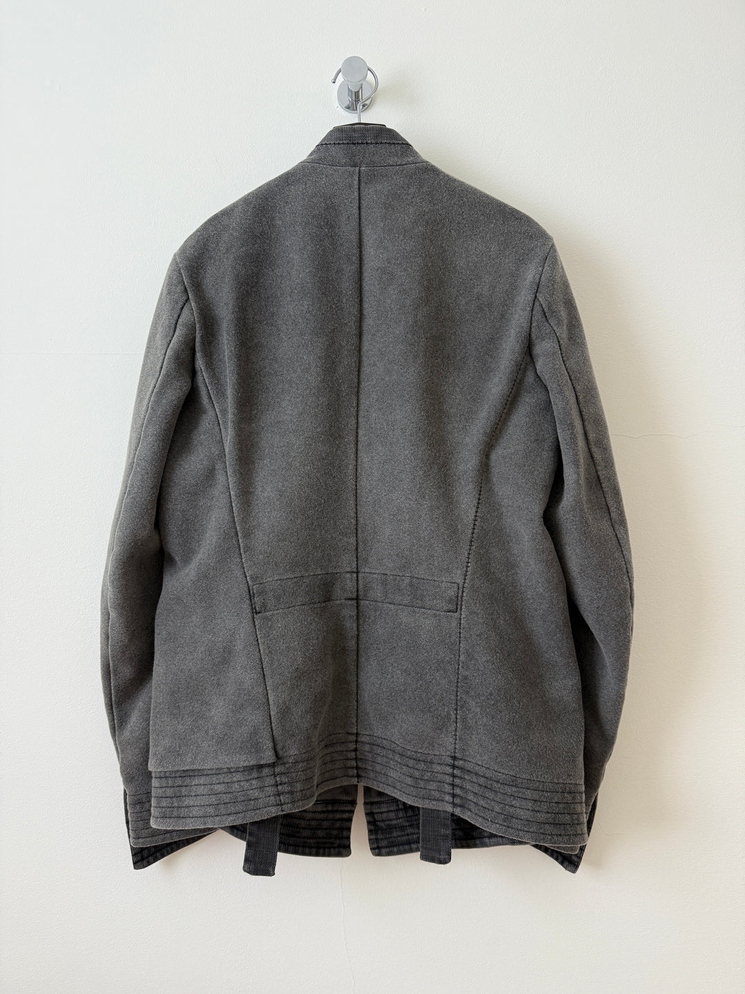 Wool Asymmetrical Peacoat