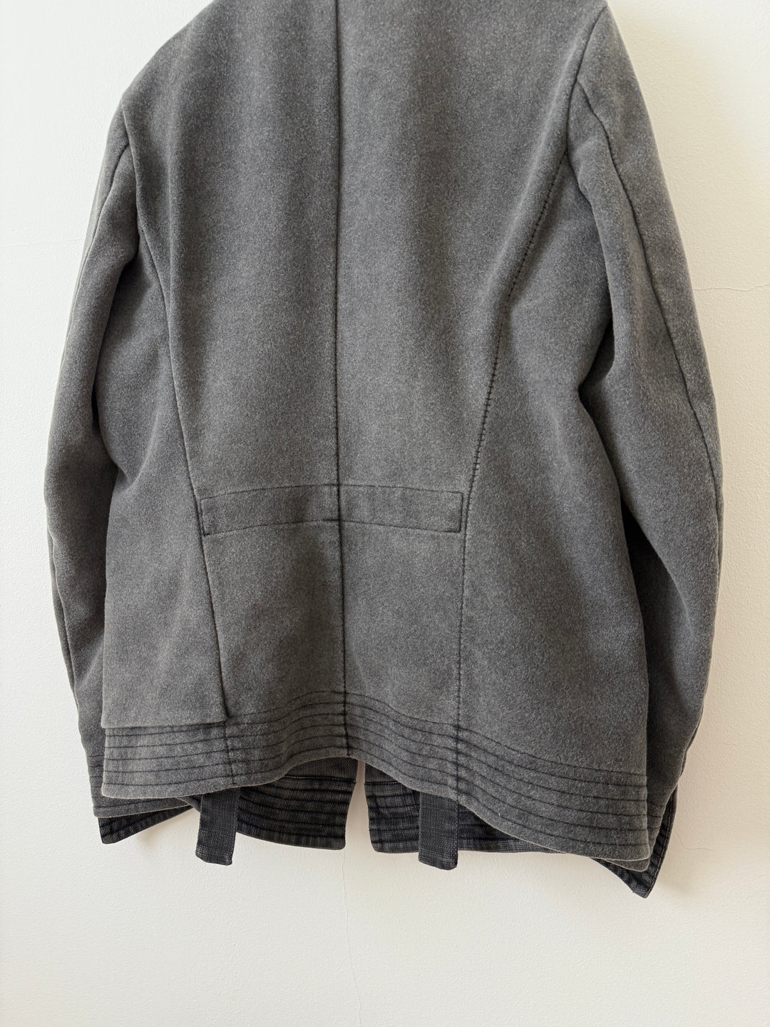 Wool Asymmetrical Peacoat