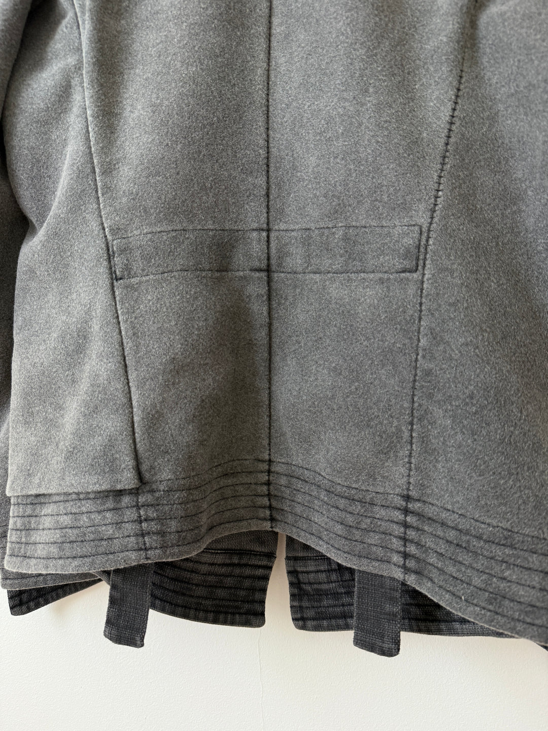 Wool Asymmetrical Peacoat