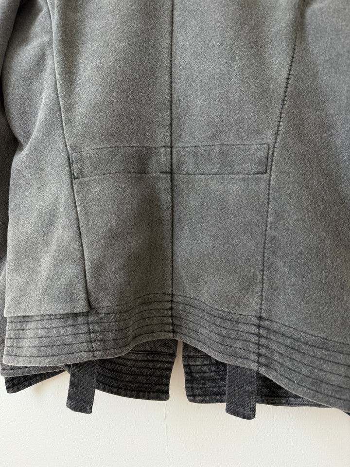 Wool Asymmetrical Peacoat