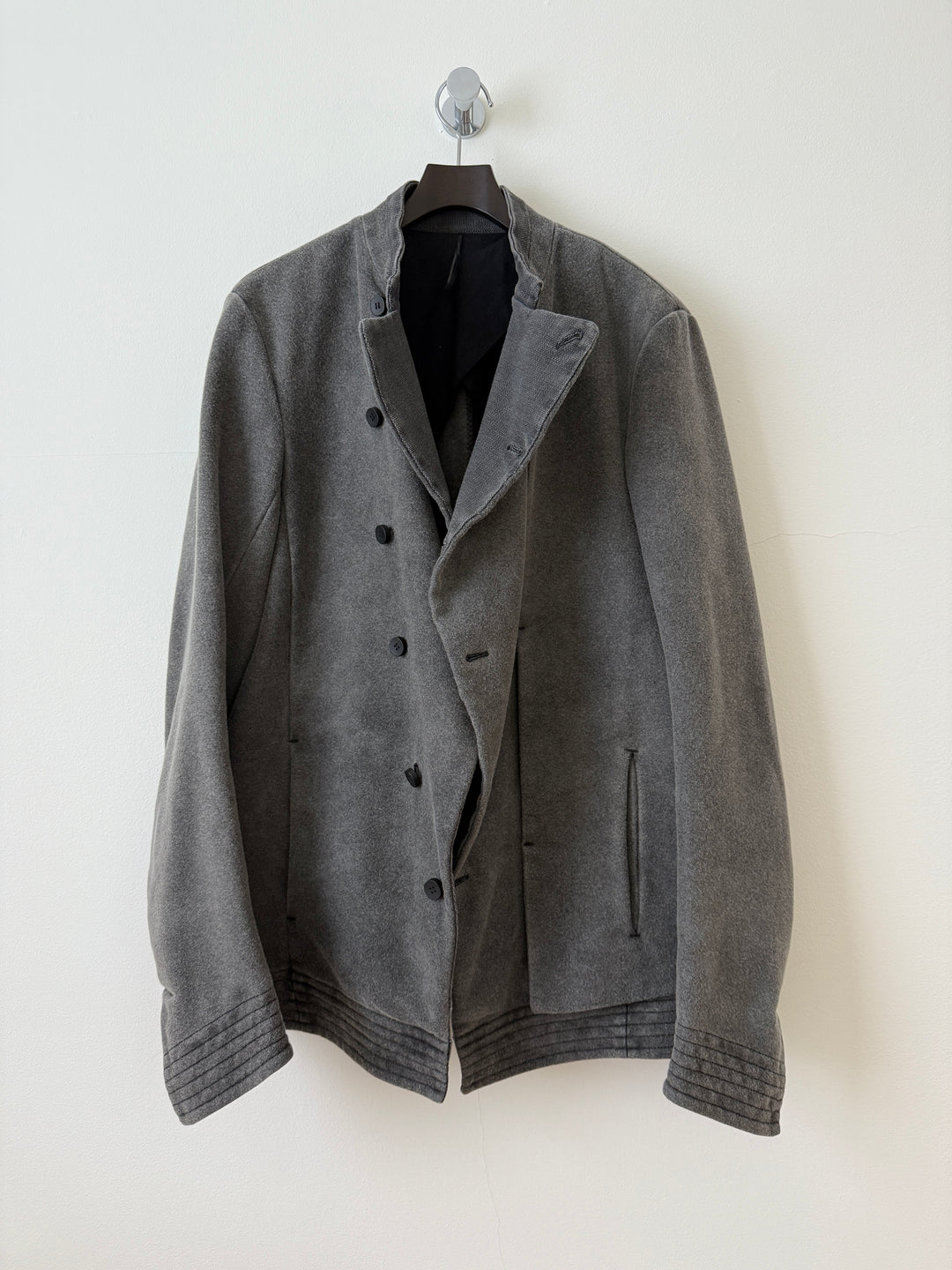 Wool Asymmetrical Peacoat