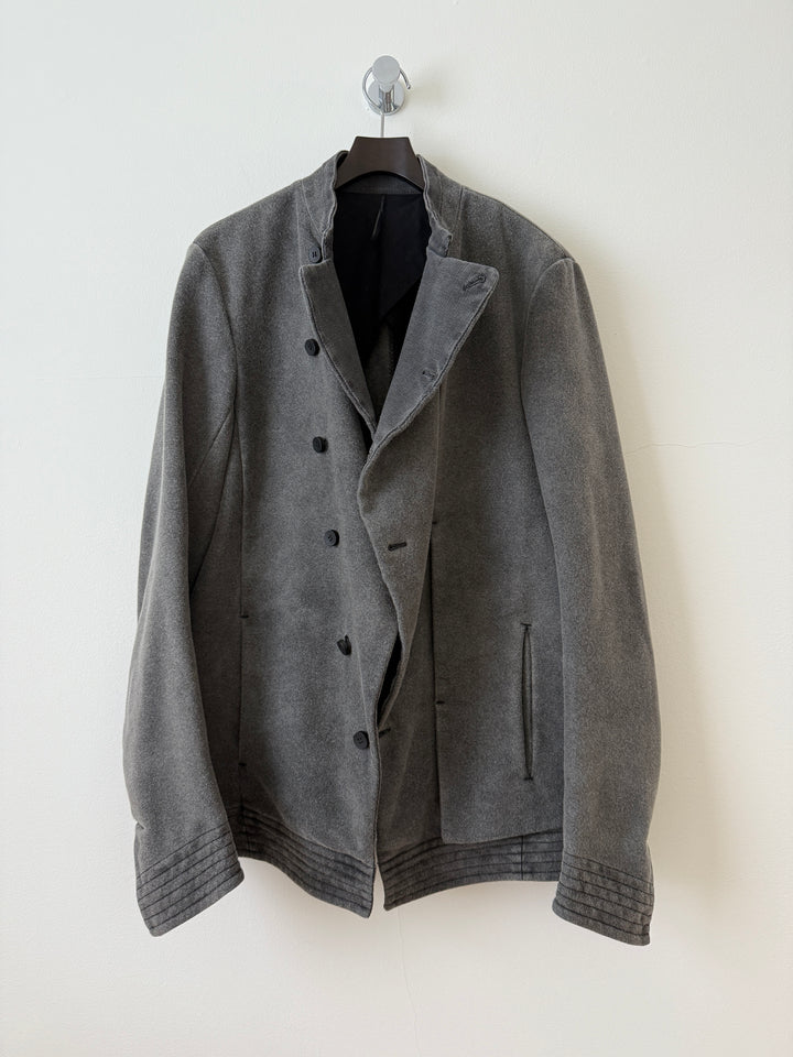 Wool Asymmetrical Peacoat