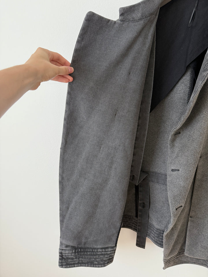 Wool Asymmetrical Peacoat