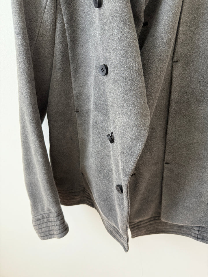 Wool Asymmetrical Peacoat