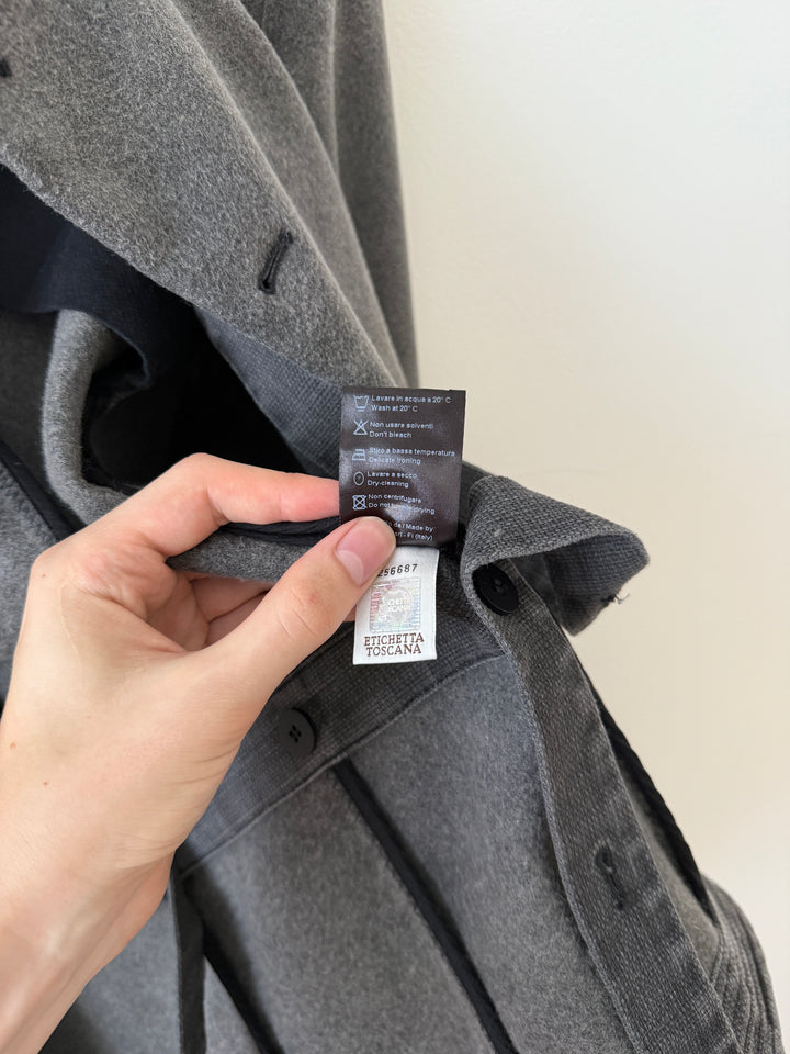 Wool Asymmetrical Peacoat