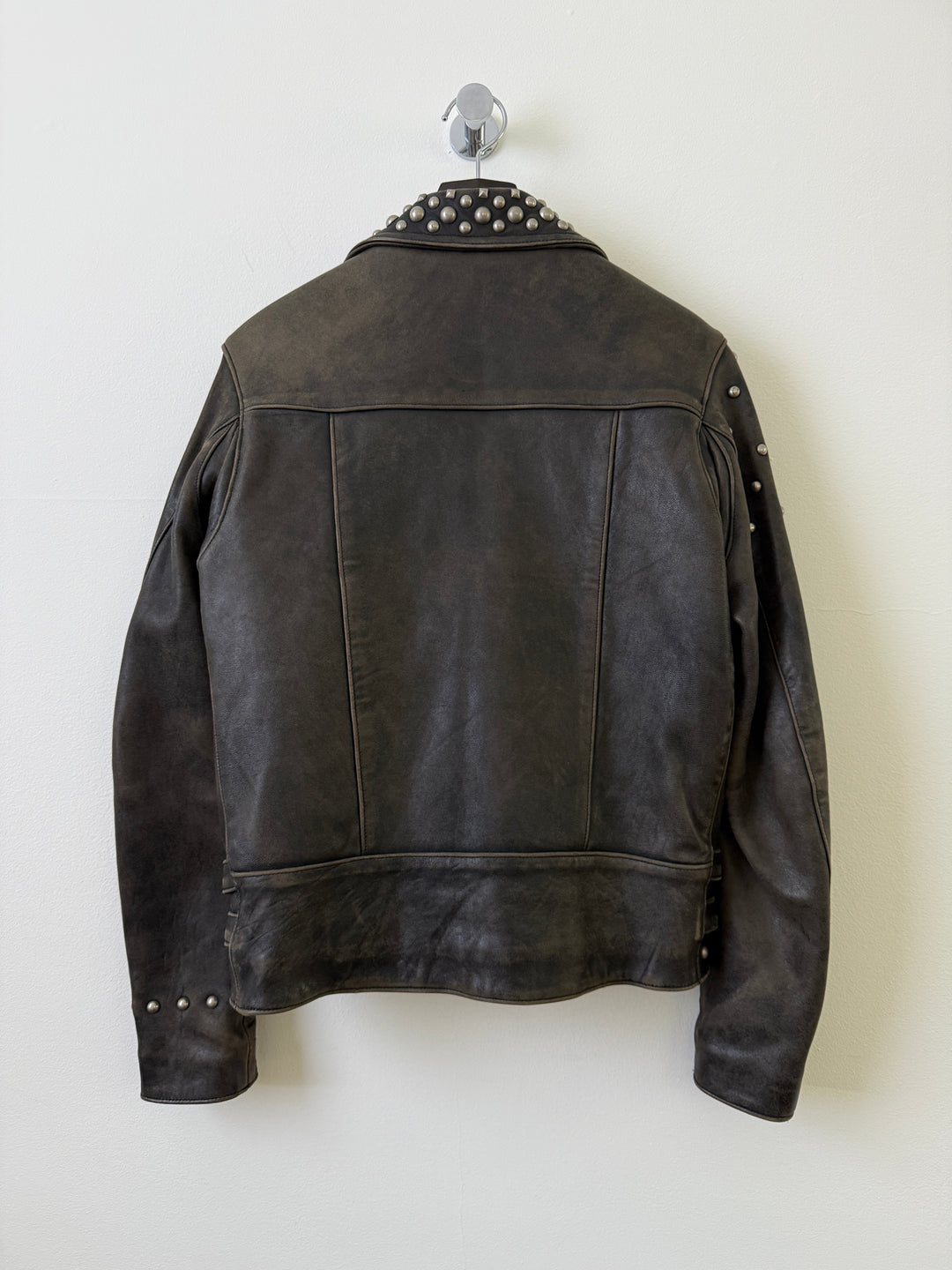 Lab Rat Studded Leather Punk Biker Moto Jacket