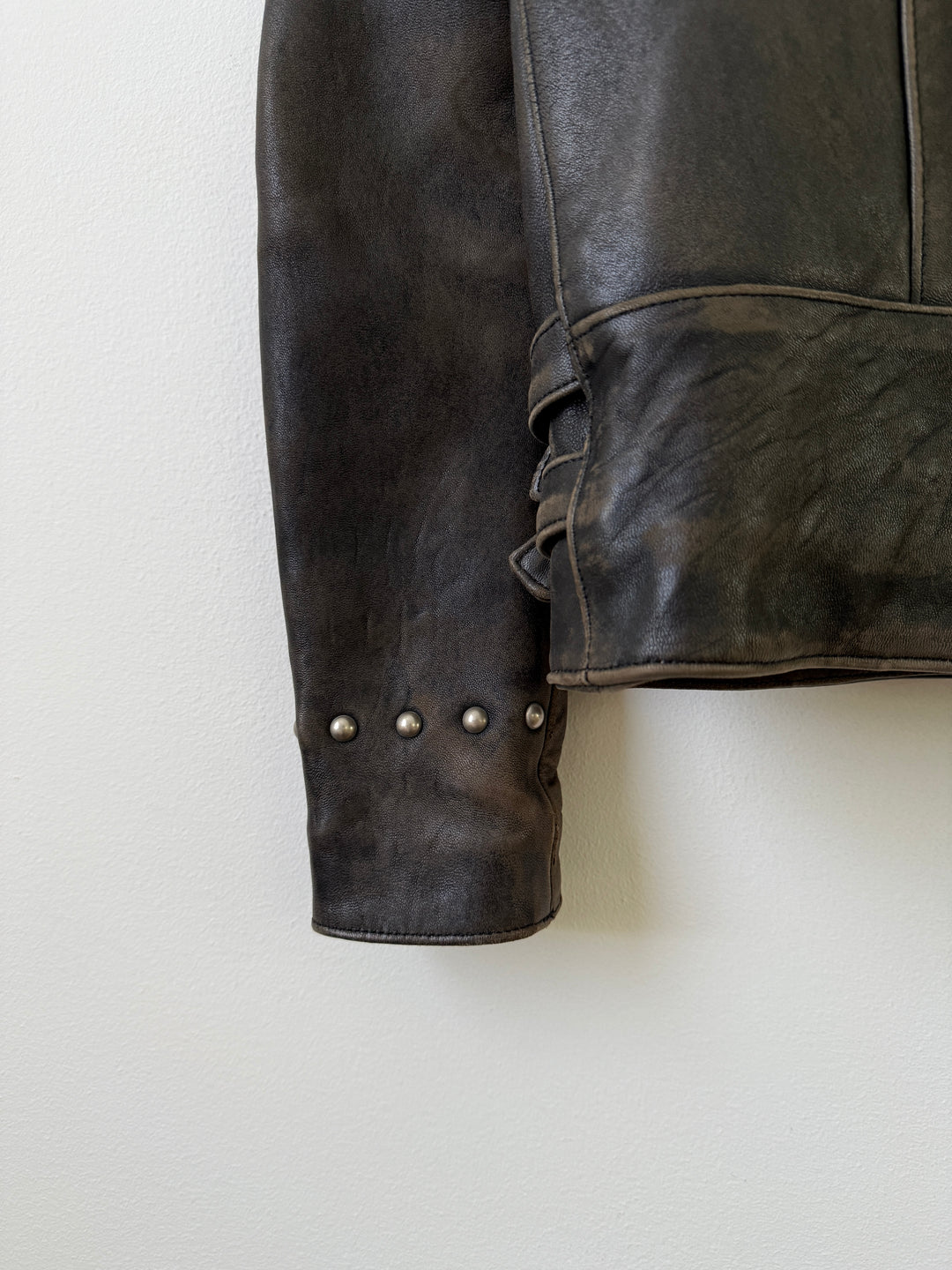 Lab Rat Studded Leather Punk Biker Moto Jacket