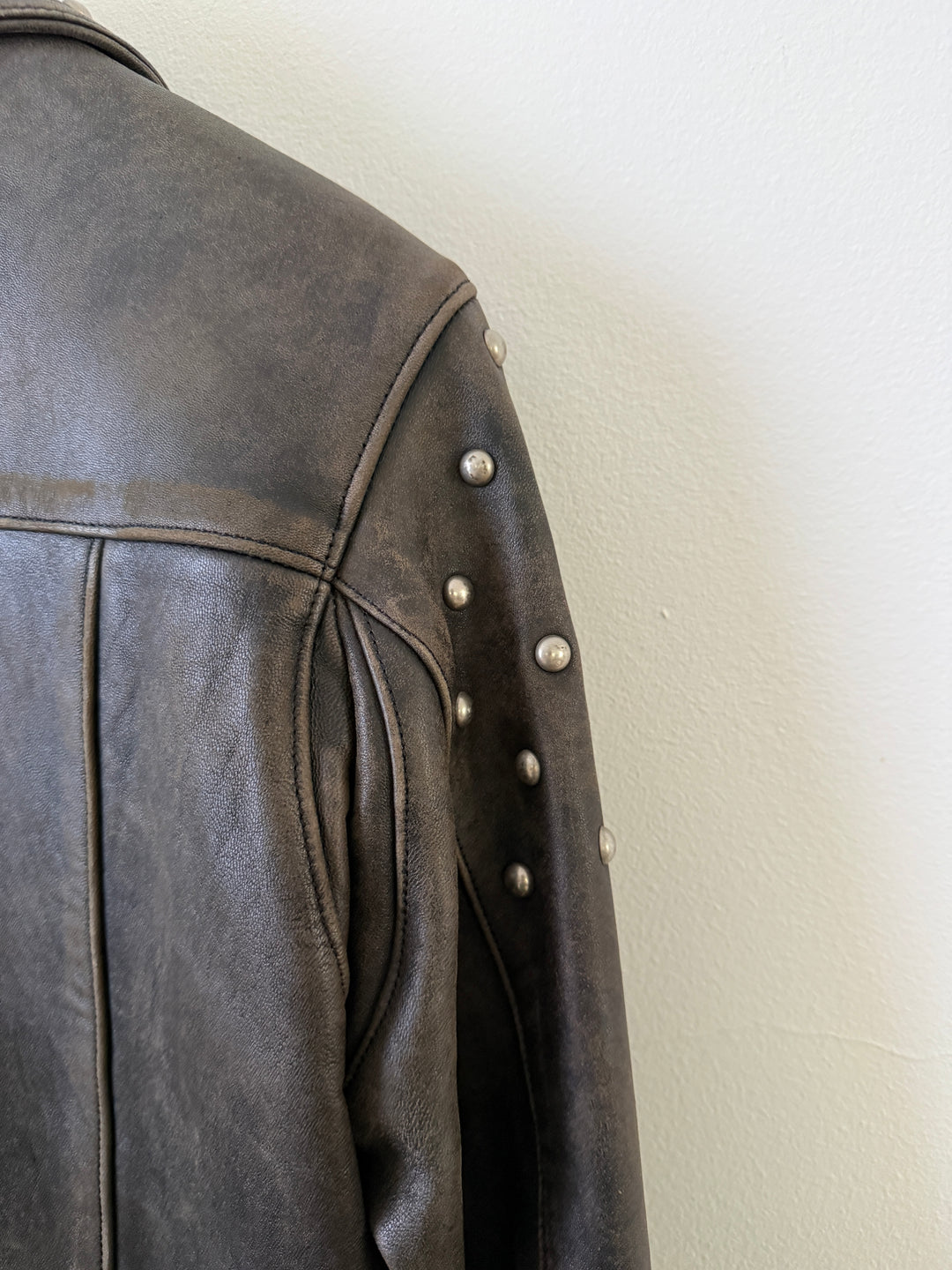 Lab Rat Studded Leather Punk Biker Moto Jacket