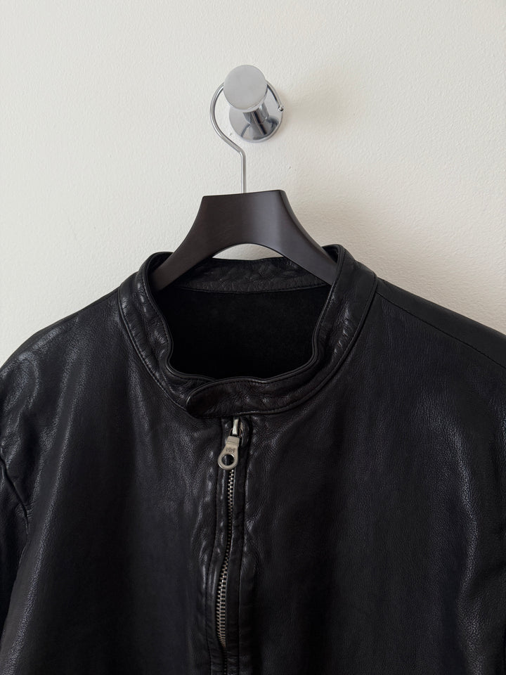 Water Buffalo Leather Moto Jacket
