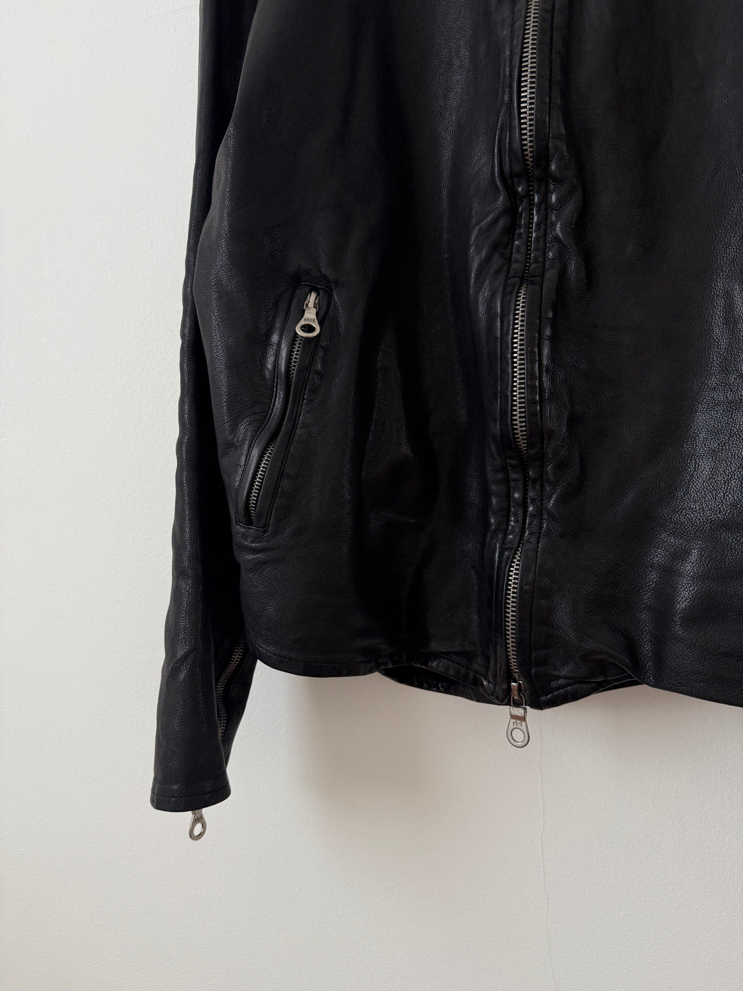 Water Buffalo Leather Moto Jacket