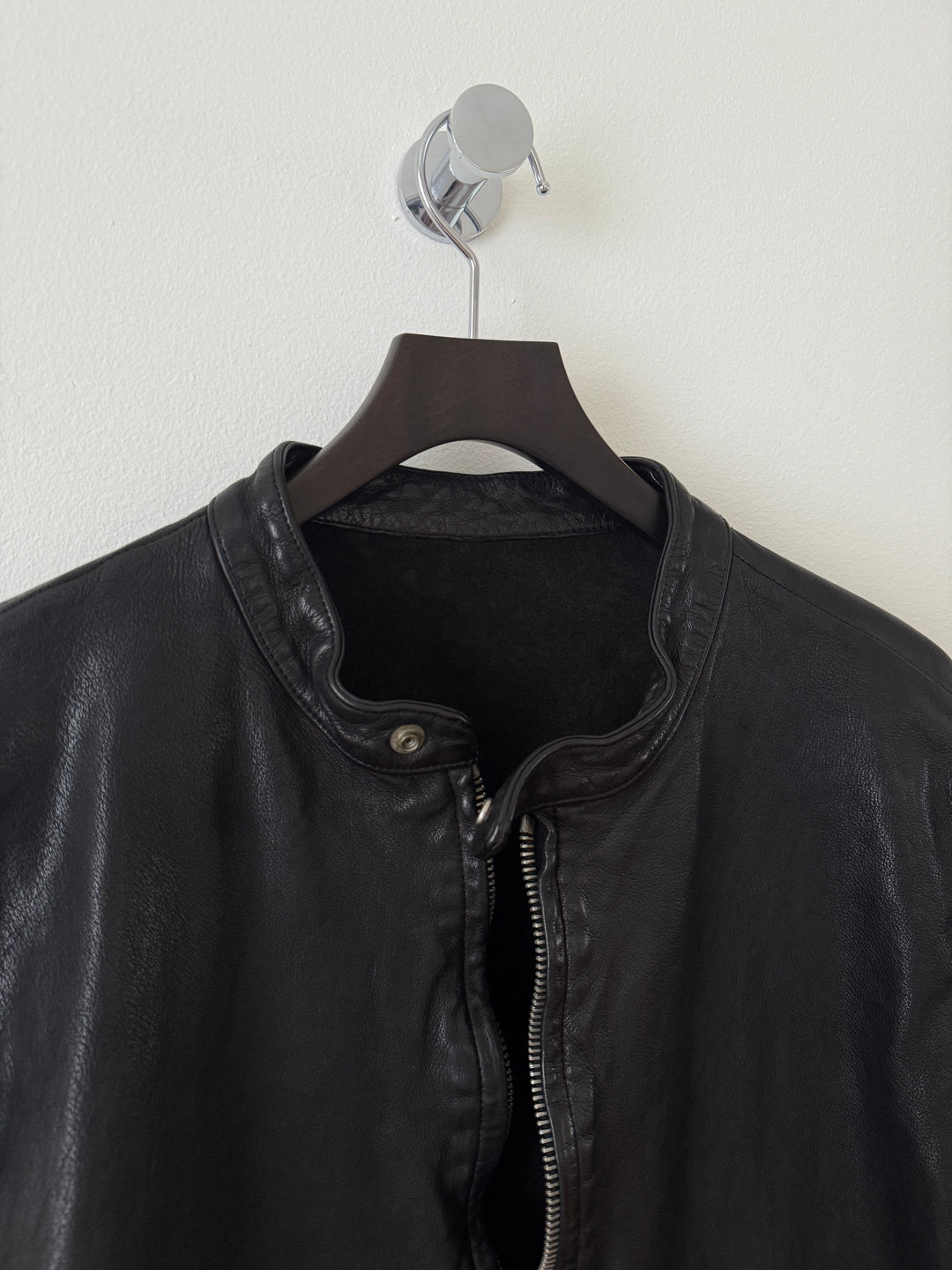 Water Buffalo Leather Moto Jacket