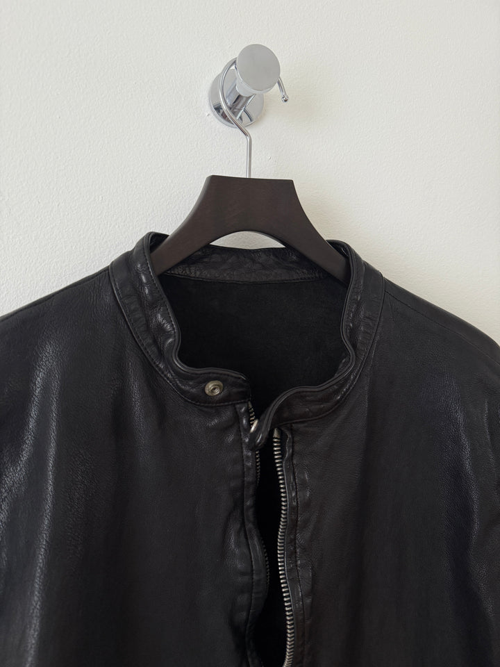 Water Buffalo Leather Moto Jacket