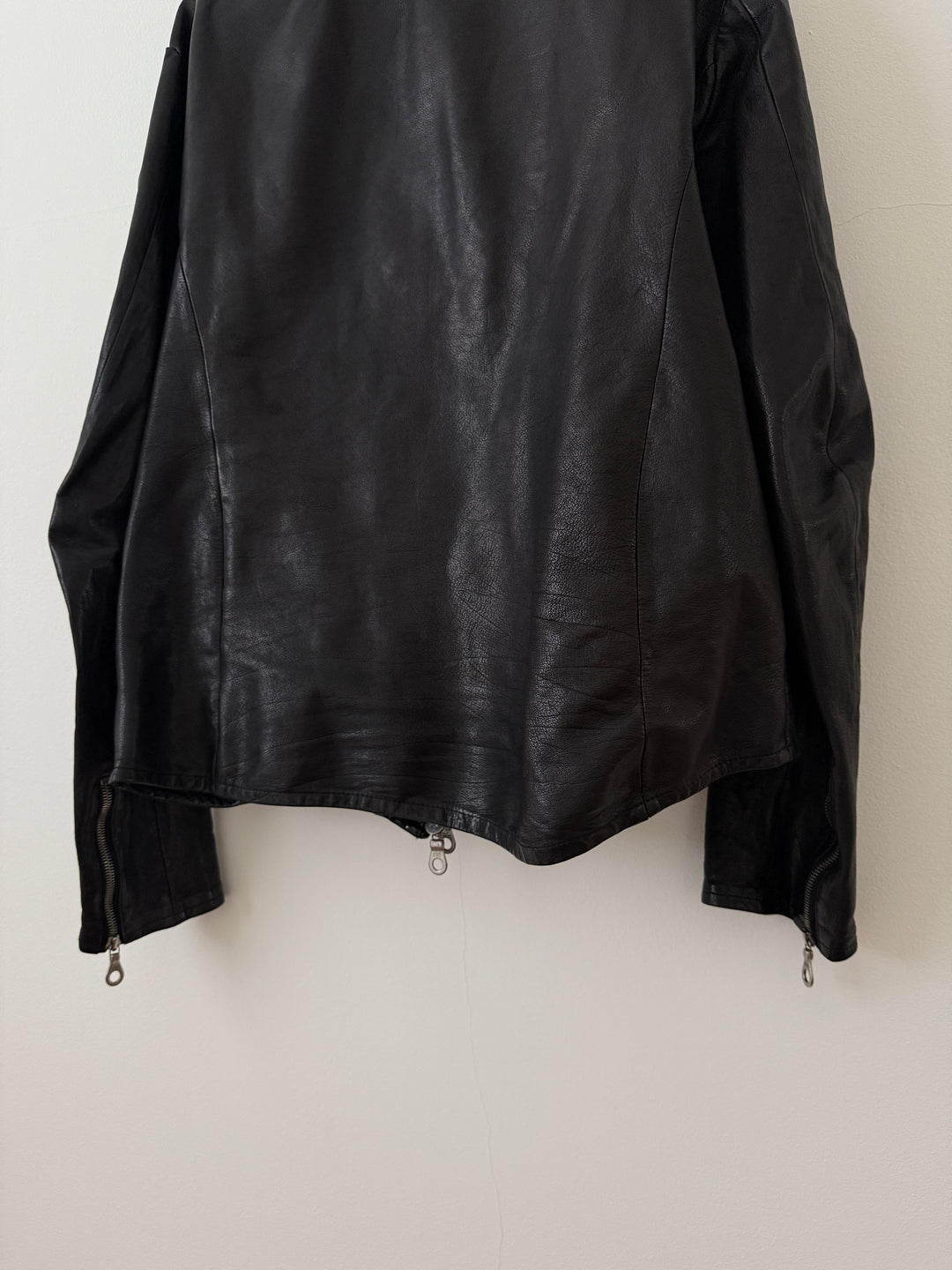 Water Buffalo Leather Moto Jacket