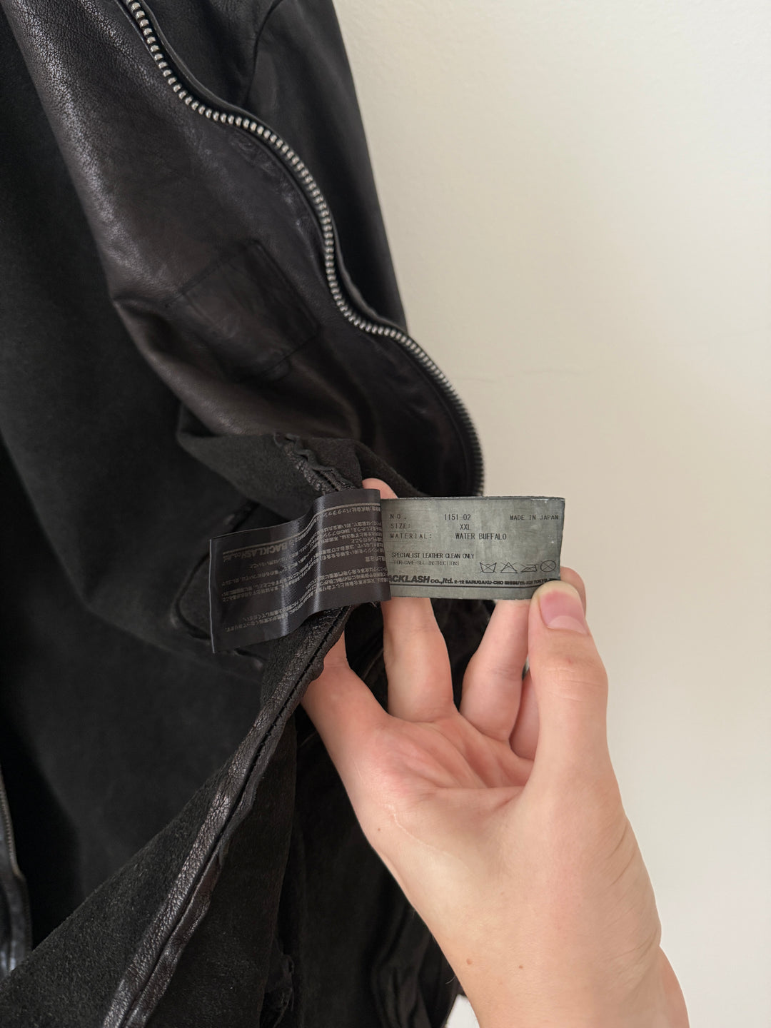 Water Buffalo Leather Moto Jacket