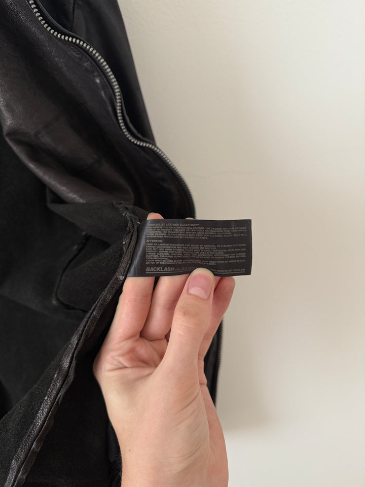 Water Buffalo Leather Moto Jacket