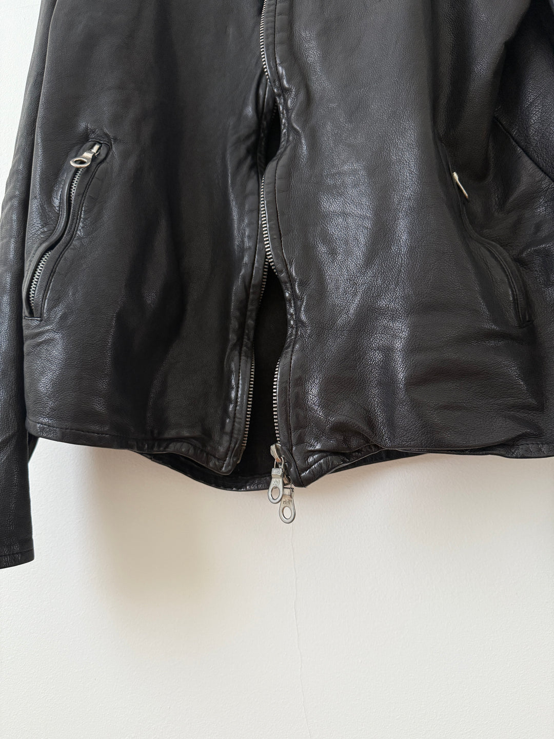 Water Buffalo Leather Moto Jacket
