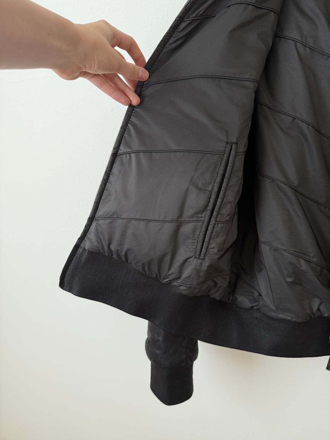 Lamb Leather Hooded Bomber Moto Jacket