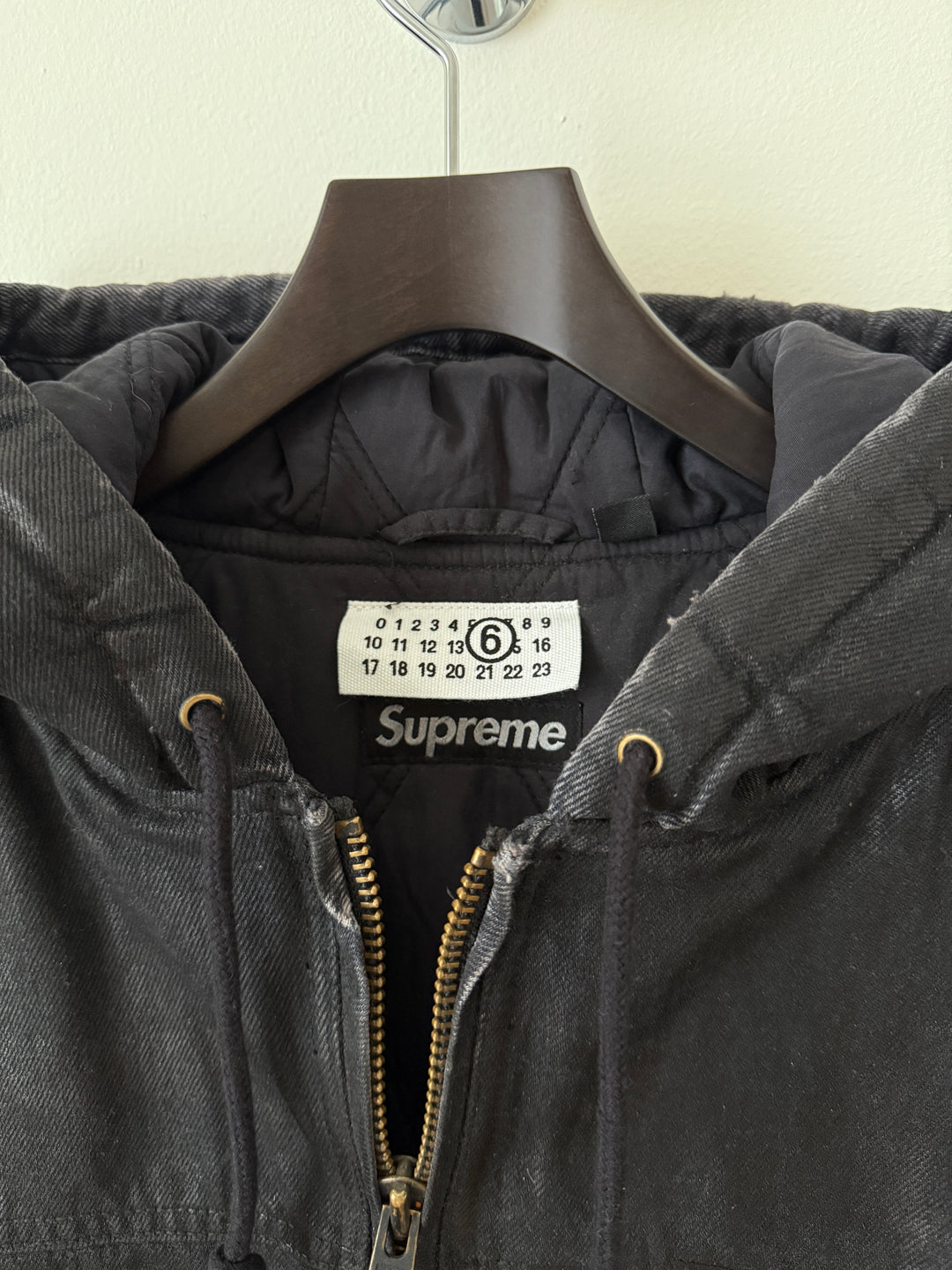 MM6 x Supreme Foil Hooded Work Jacket