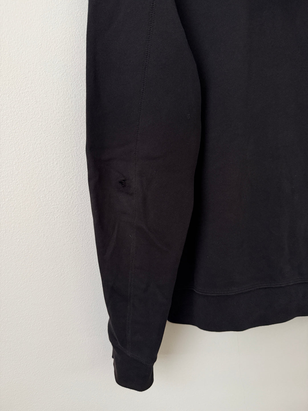 Black Sun Faded Zip Up Drawstring Hoodie