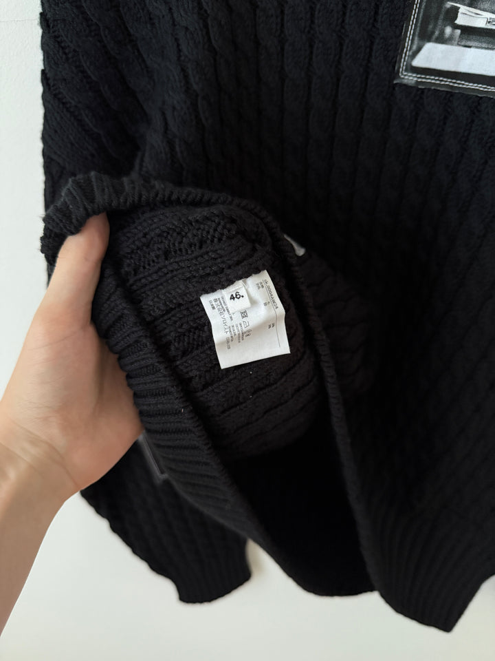 Photo Patch Cable Knit Sweater