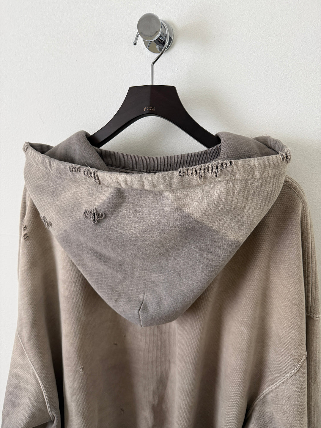 Light Grey Sun Faded Vintage Crewneck Hoodie