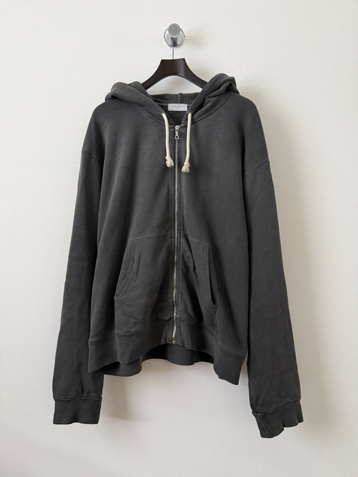 Grey Thermal Lined Zip Up Hoodie