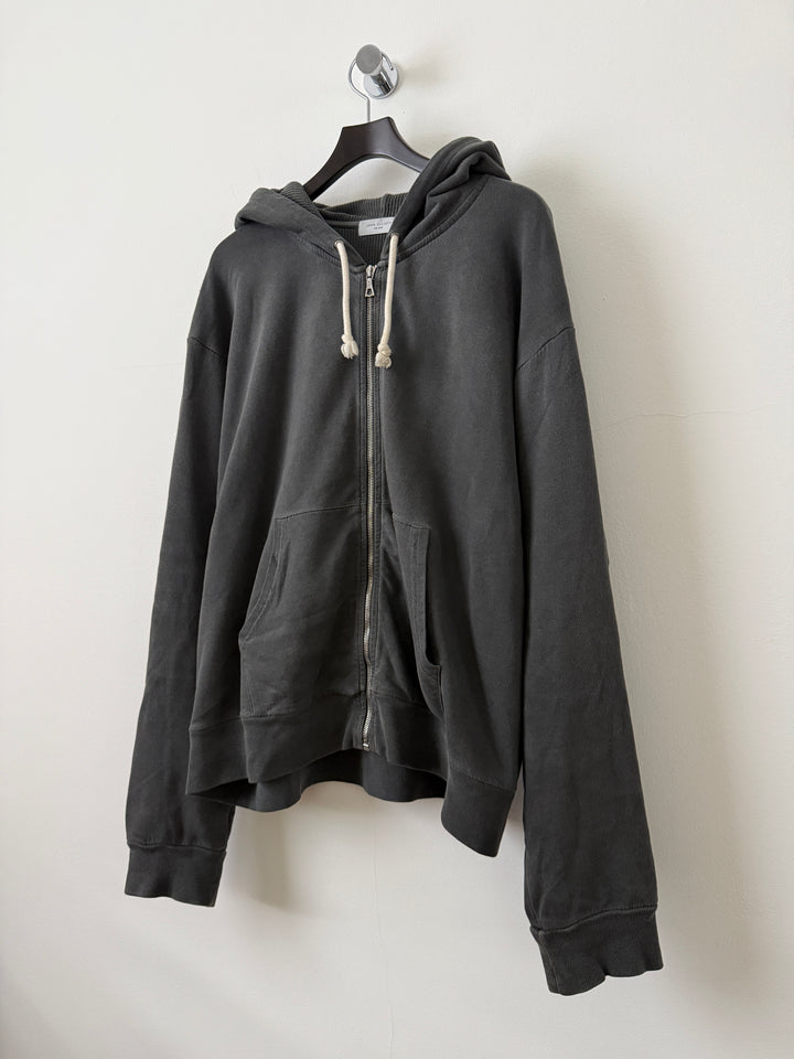 Grey Thermal Lined Zip Up Hoodie