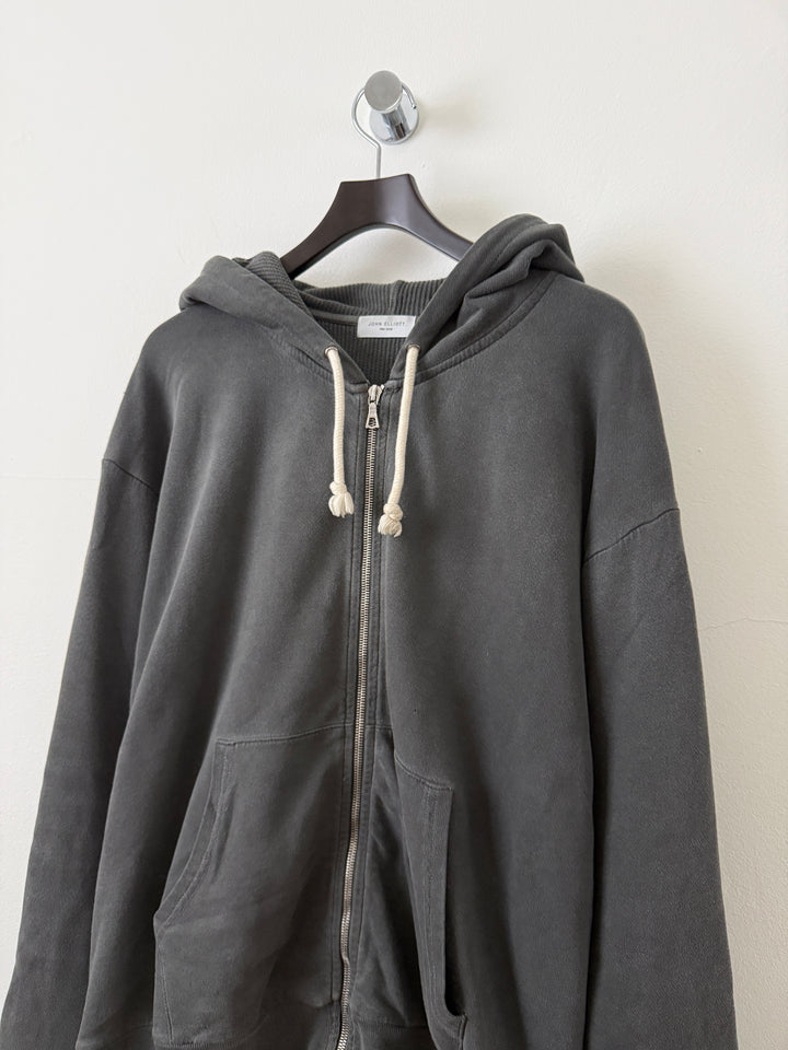 Grey Thermal Lined Zip Up Hoodie