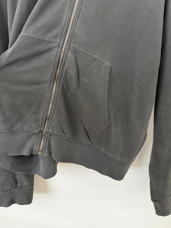 Grey Thermal Lined Zip Up Hoodie