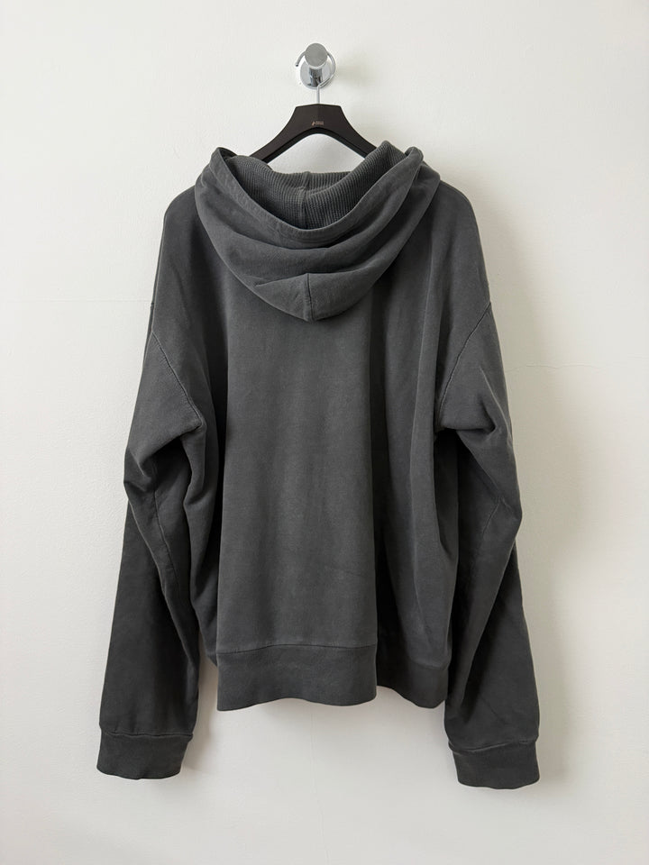 Grey Thermal Lined Zip Up Hoodie