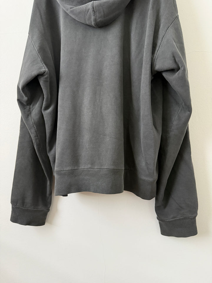 Grey Thermal Lined Zip Up Hoodie