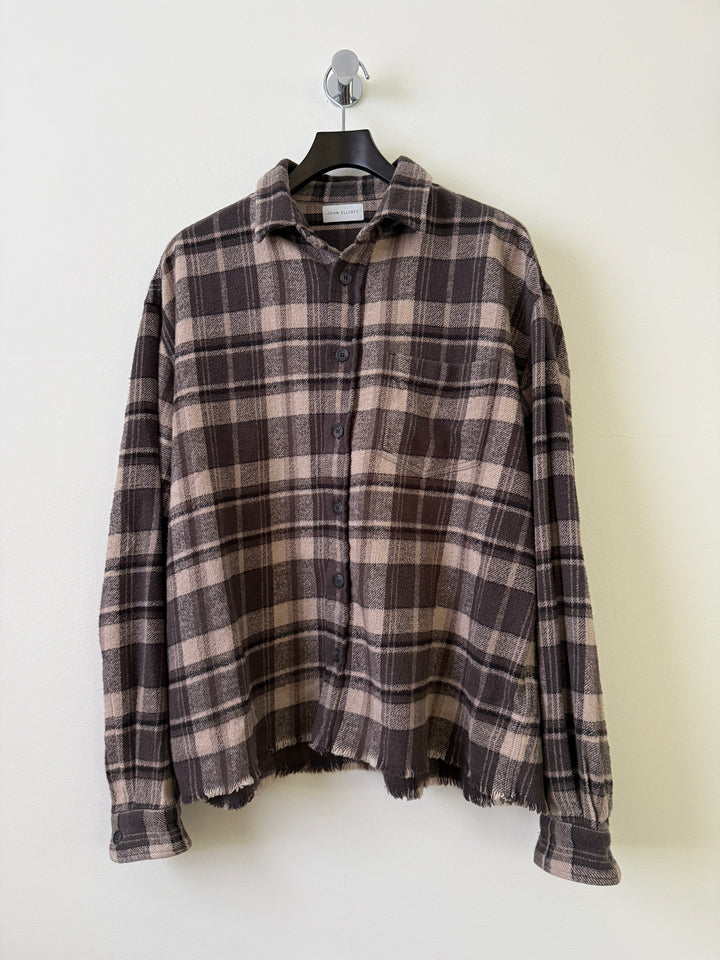 Hemi Oversized Flannel Shirt Lagoon Check
