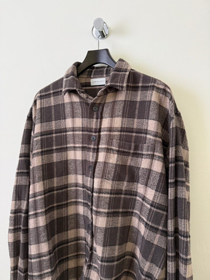 Hemi Oversized Flannel Shirt Lagoon Check