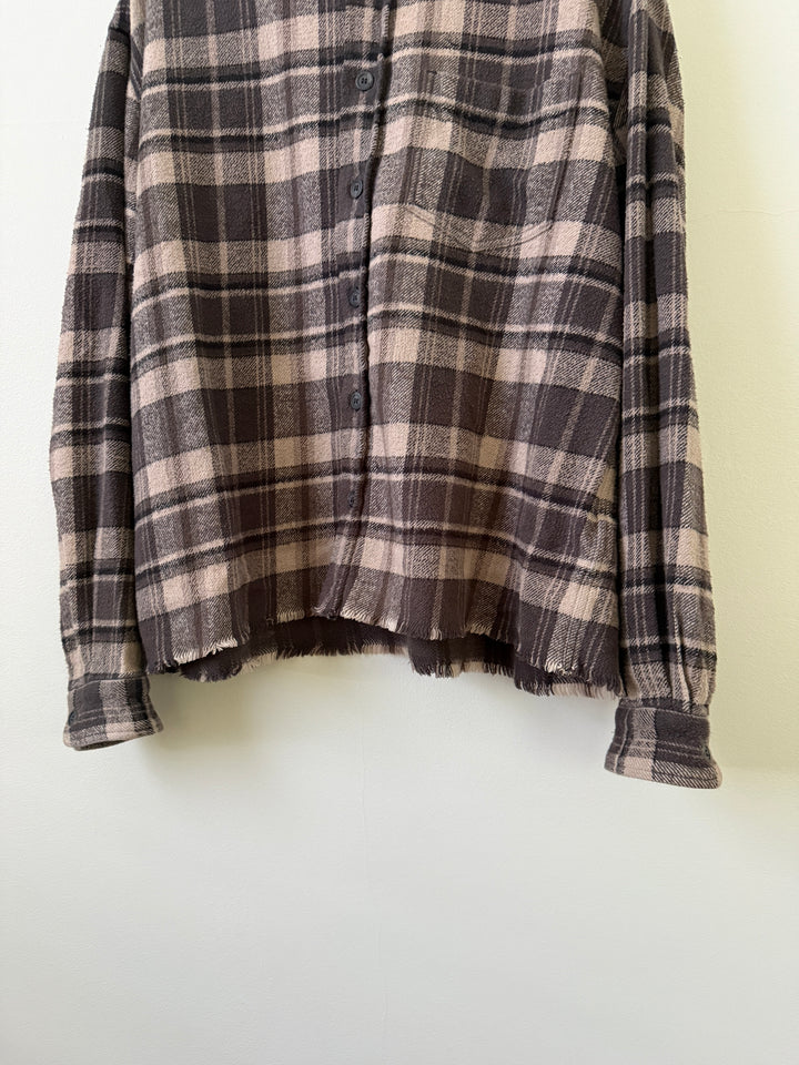 Hemi Oversized Flannel Shirt Lagoon Check