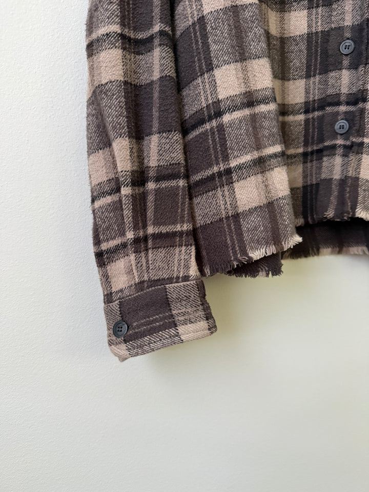 Hemi Oversized Flannel Shirt Lagoon Check