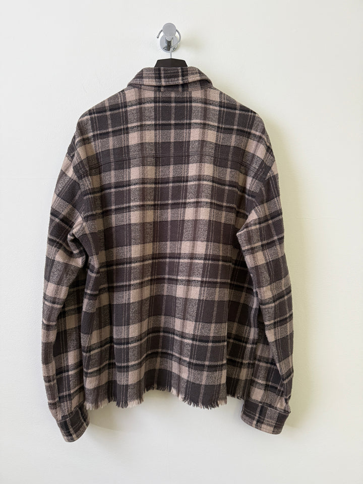 Hemi Oversized Flannel Shirt Lagoon Check