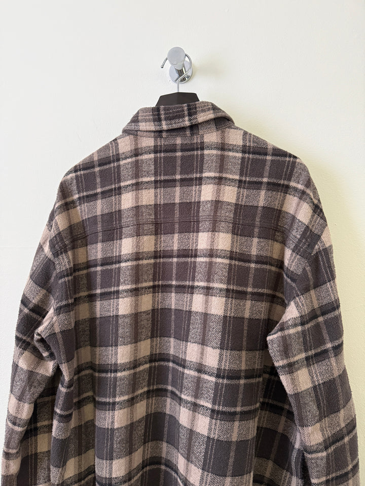 Hemi Oversized Flannel Shirt Lagoon Check
