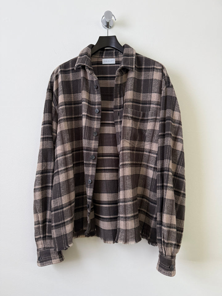 Hemi Oversized Flannel Shirt Lagoon Check