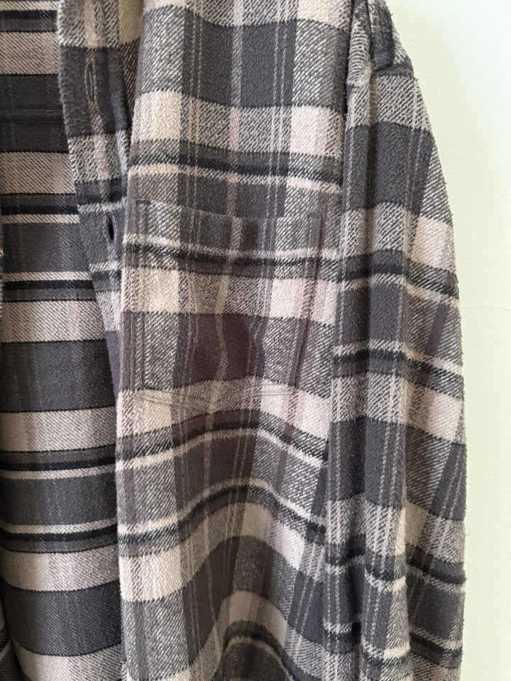 Hemi Oversized Flannel Shirt Lagoon Check
