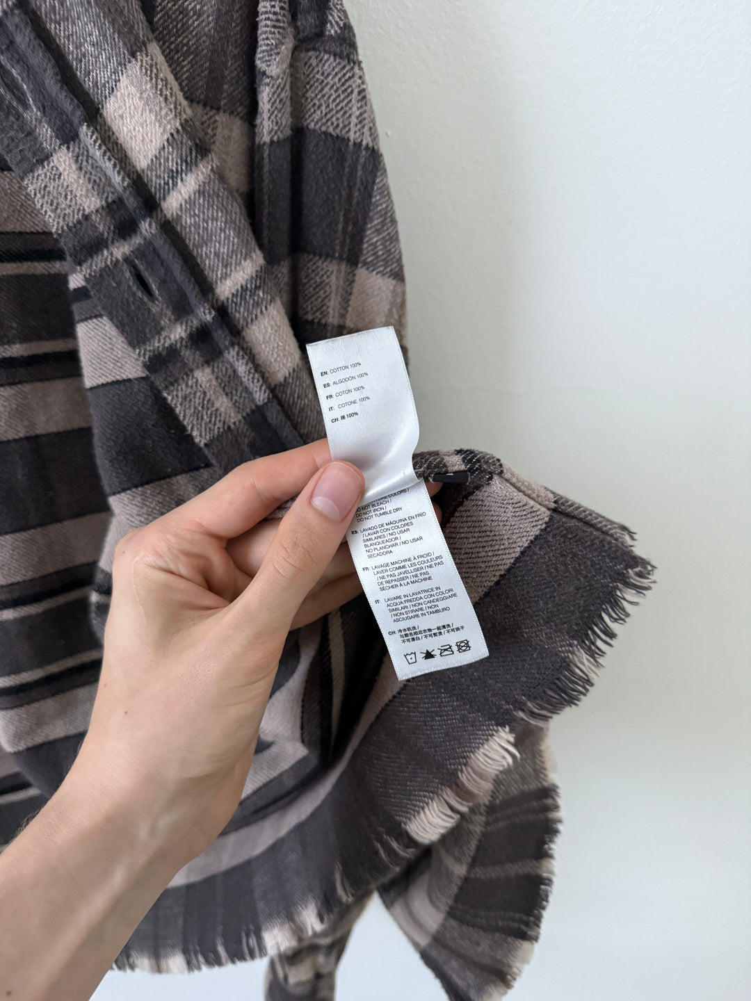 Hemi Oversized Flannel Shirt Lagoon Check