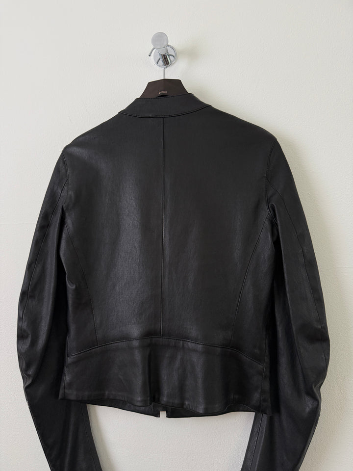 2013 5 Zip Leather Moto Jacket