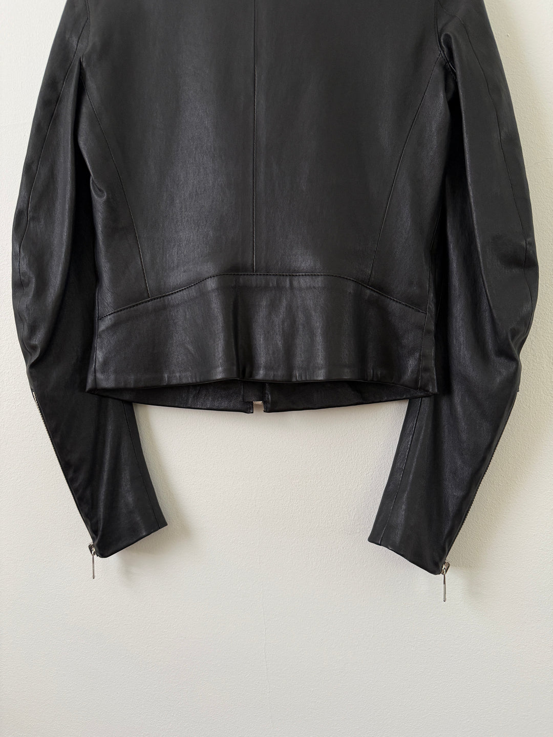 2013 5 Zip Leather Moto Jacket